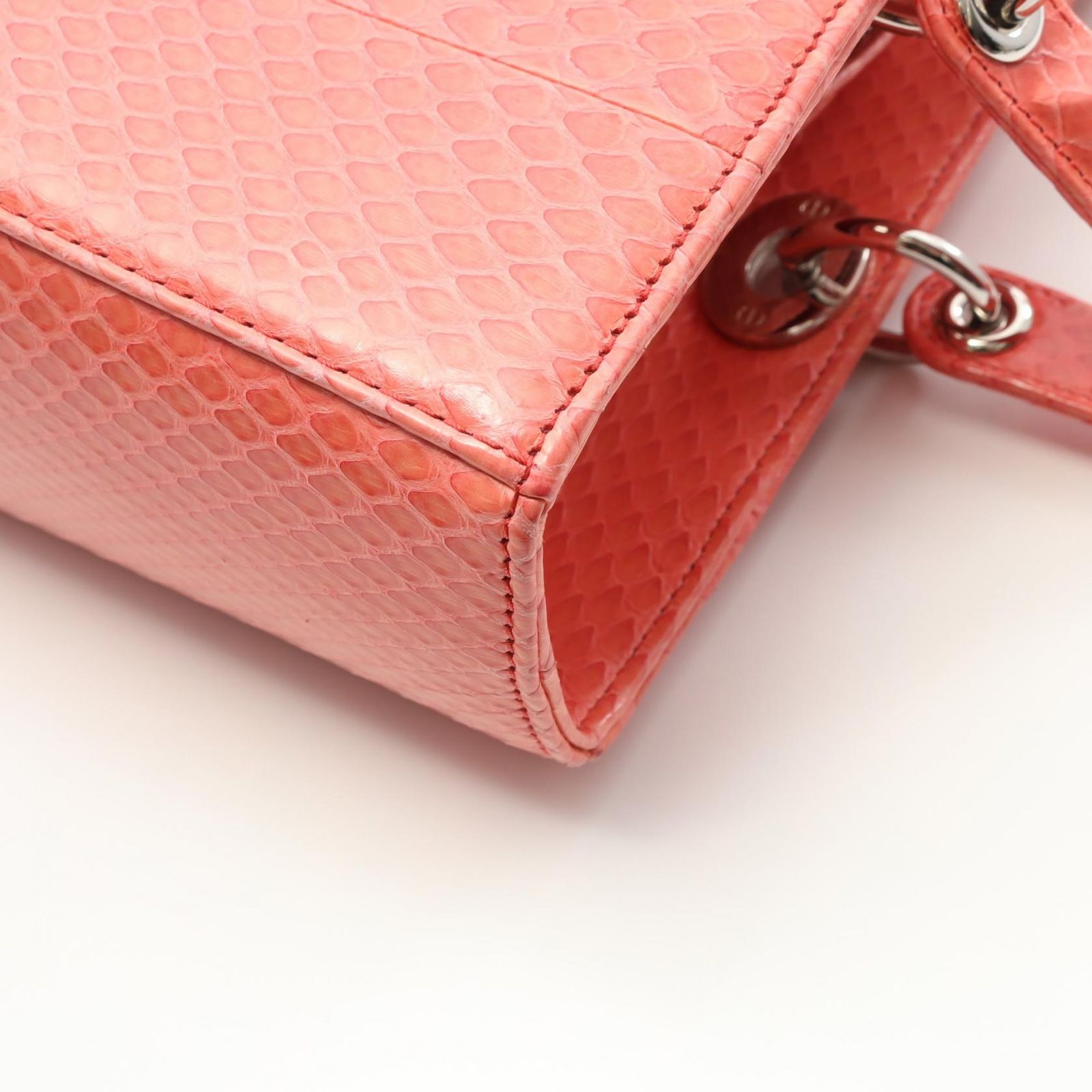 ディオール Dior ハンドバッグ レディディオール ラージ ピンク