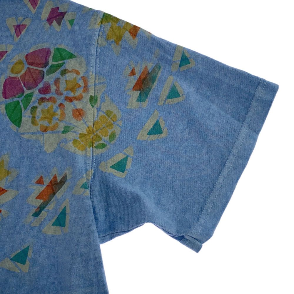 グッドオン USA製 ドクロ 半袖 Tシャツ M ブルー系 GOOD ON メンズ