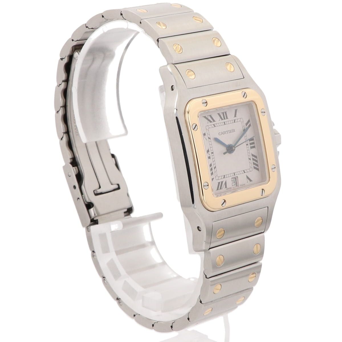 カルティエ CARTIER サントスガルベ LM W20011C4_1566 腕時計 SS YG 