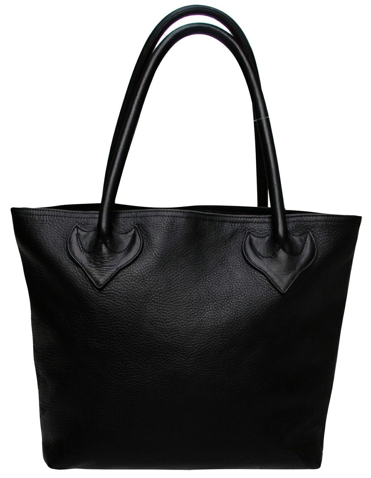 クロムハーツ トートバッグ ブラックレザー/ シルバークロス - メルカリ