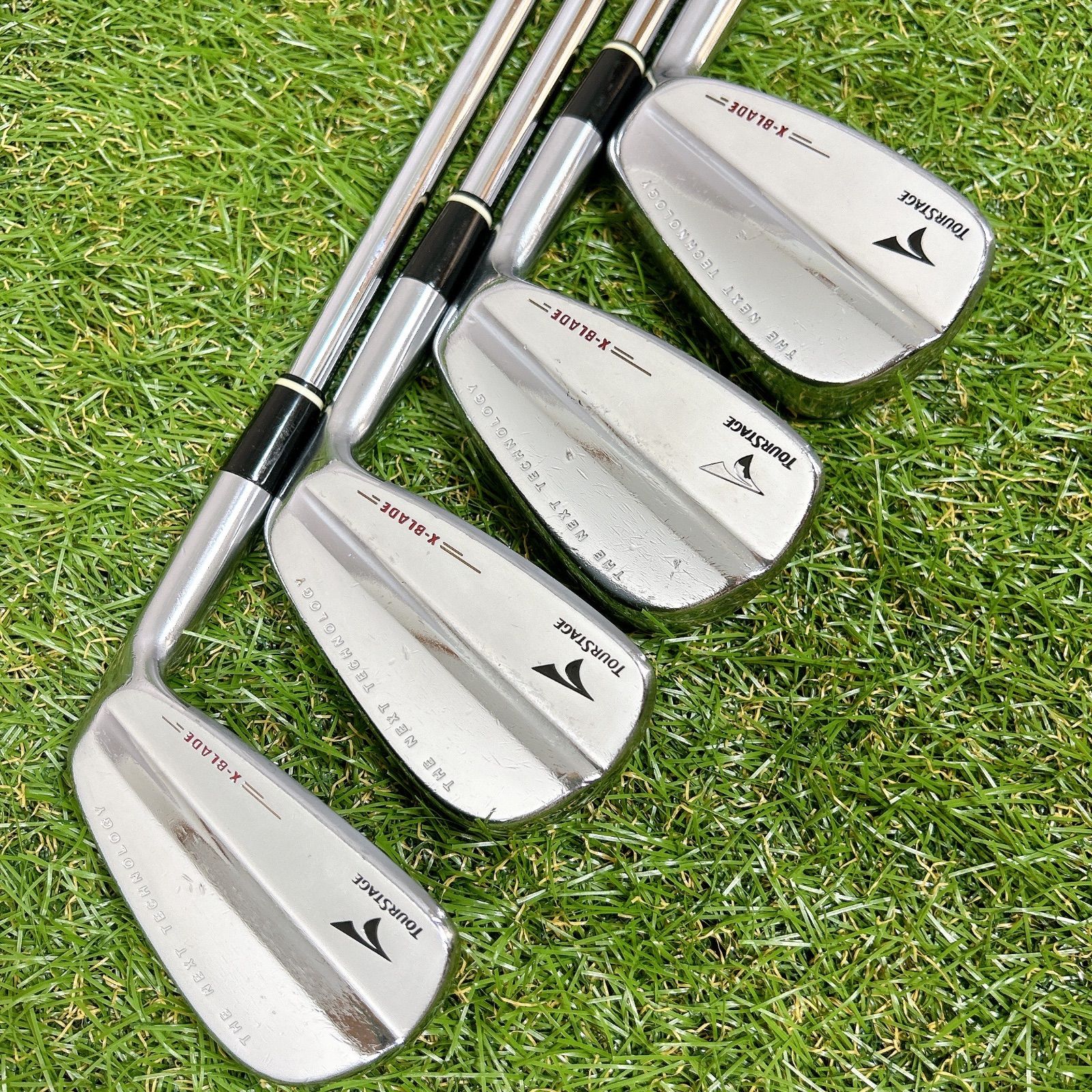 X-BLADE ツアーステージ メンズ ゴルフ アイアン　8本 S マッスル X-BLADE ツアーステージ メンズ ゴルフ アイアン 8本 S マッスル