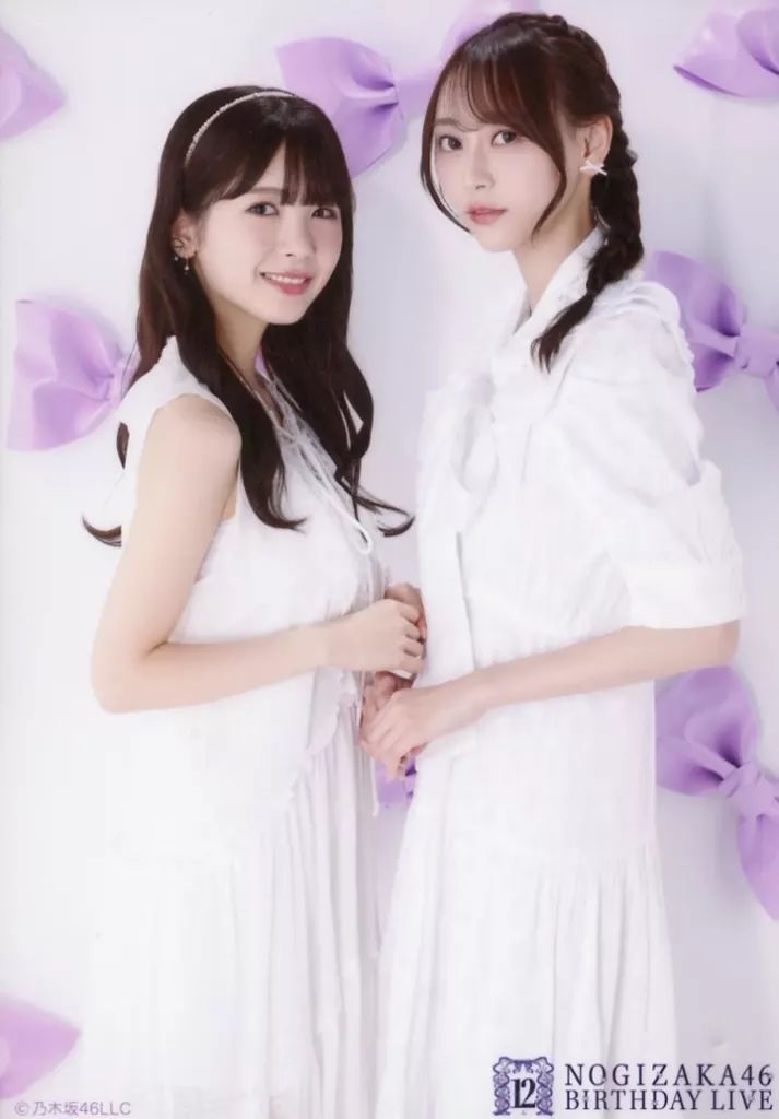 中古】生写真(乃木坂46) 筒井あやめ・弓木奈於/膝上・12周年記念 2shot