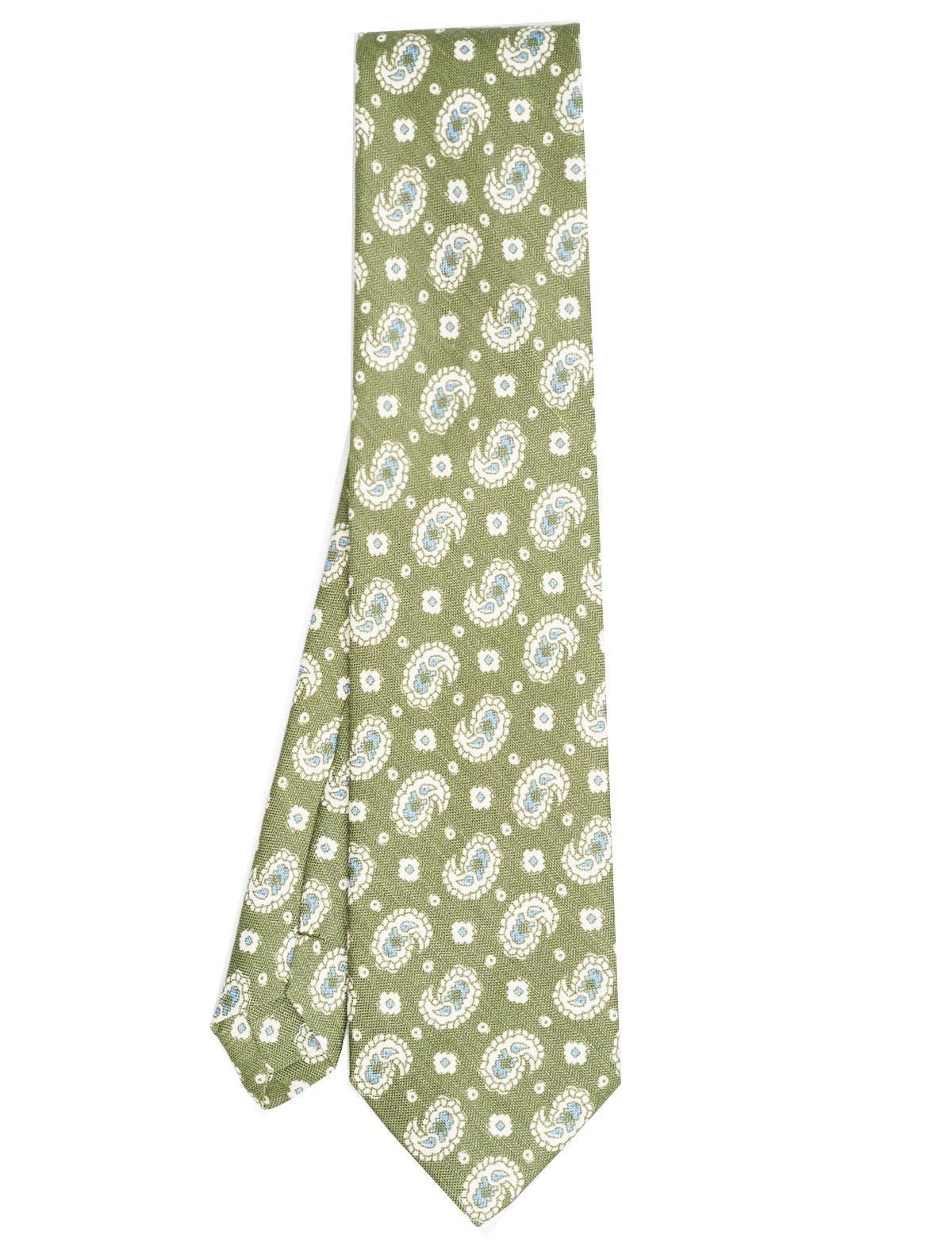 マリネッラ ネクタイ ペイズリー グリーン スミズーラ マリネッラ ネクタイ ペイズリー グリーン スミズーラ TIES】NEW