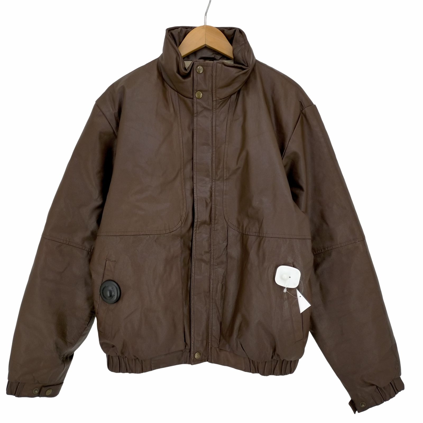 エディーバウアー Eddie Bauer 80-90s 黒タグ後期 グースダウン レザー 
