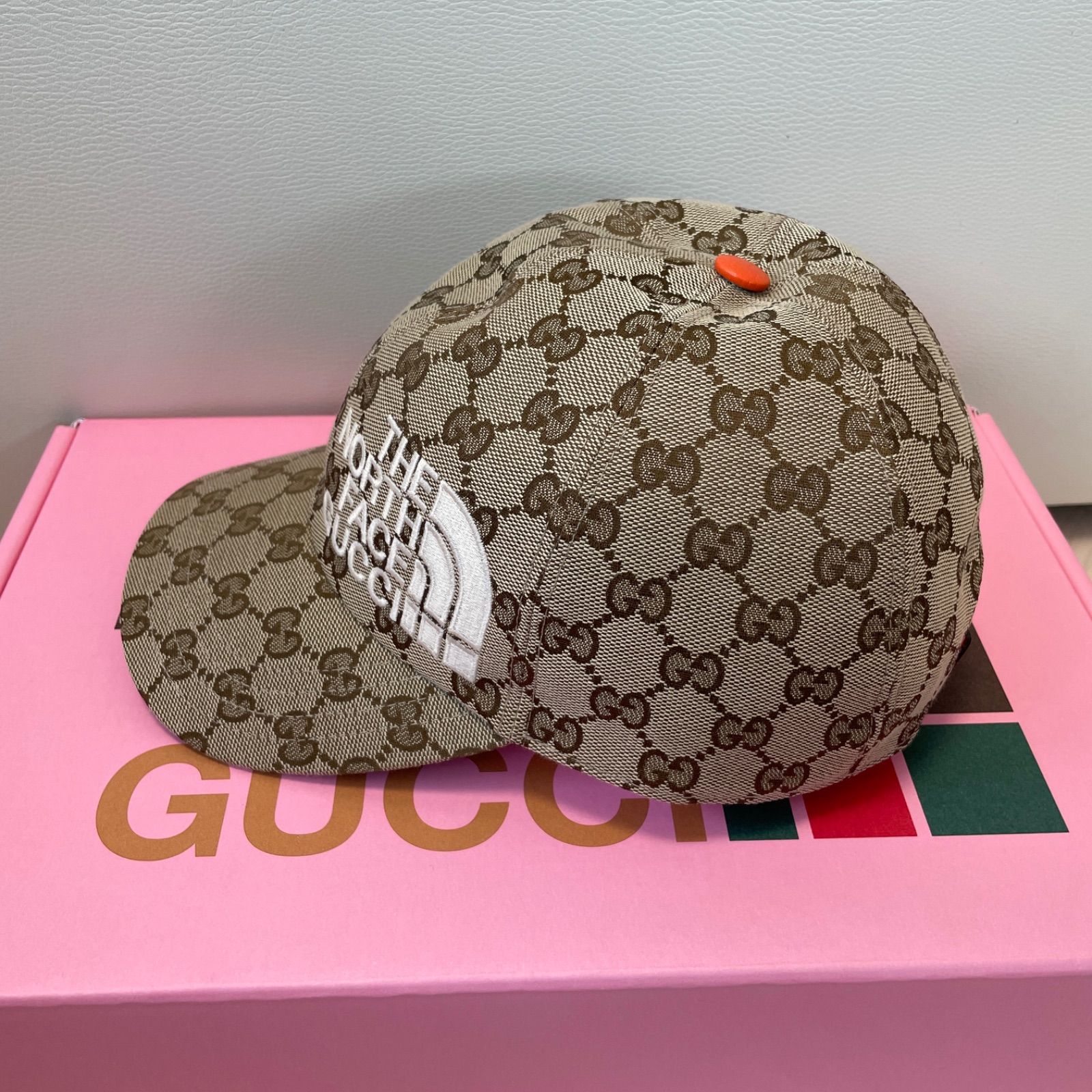 GUCCI×ノースフェイス キャップ - メルカリ