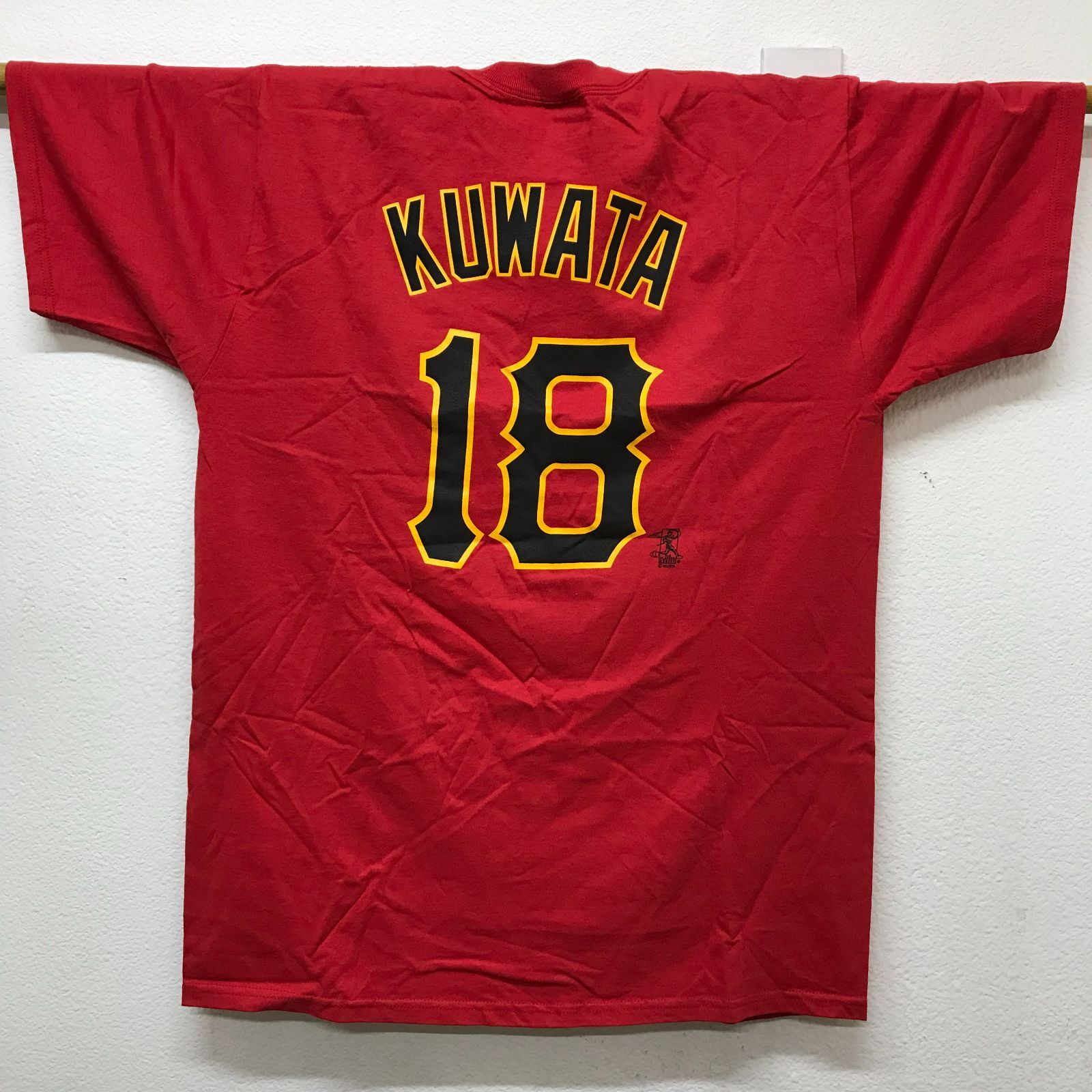 サイン入り　桑田真澄　パイレーツ　tシャツ 直筆サイン入り】新品タグ付き パイレーツ 桑田真澄 Tシャツ
