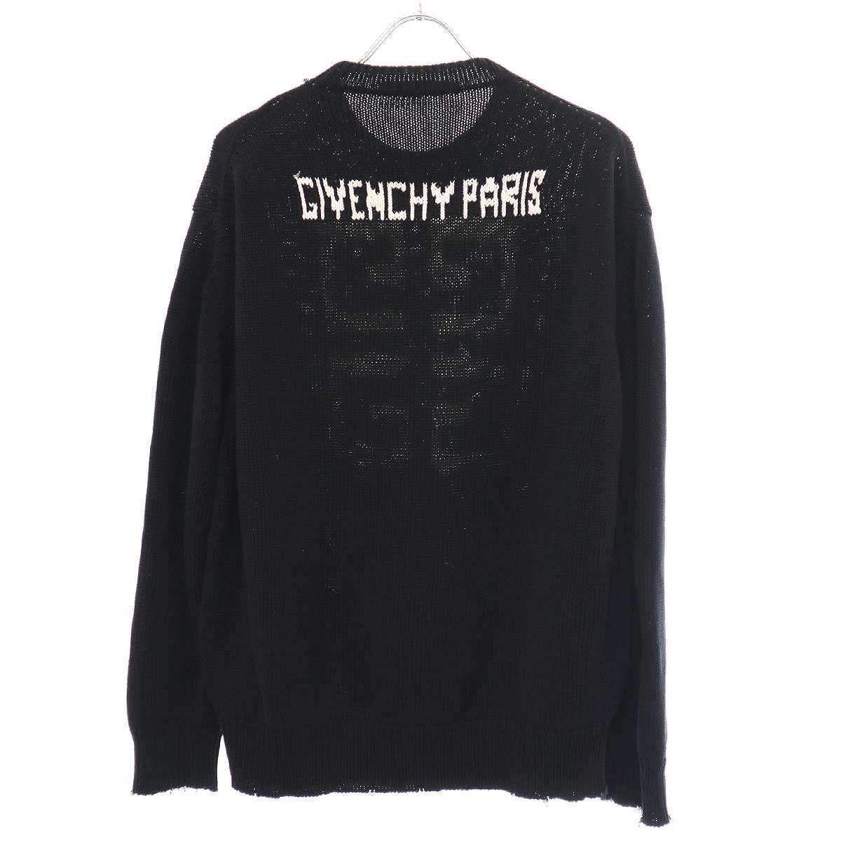 GIVENCHY ジバンシィ 19AW ロゴジャガードコットンニットセーター 
