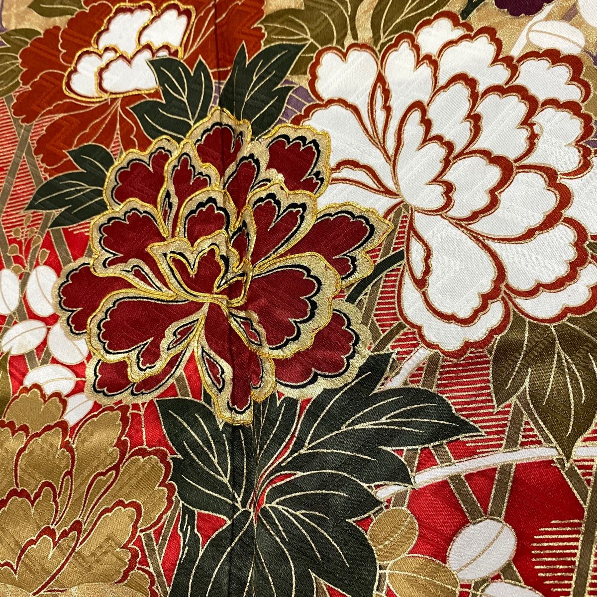 振袖 身丈165.5cm 裄丈67cm 正絹 美品 名品 【中古】（訪問着 身丈  