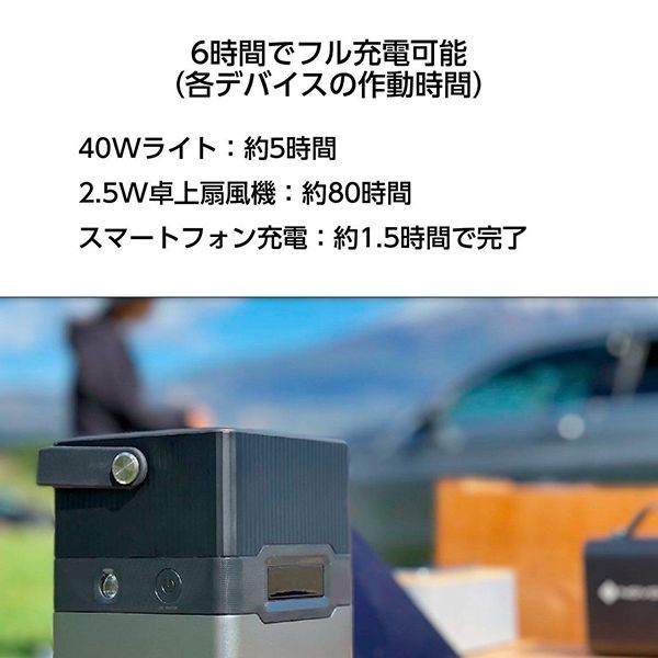 ポータブル電源 70,200mAh - ブラック FG-PS001-BK - メルカリ