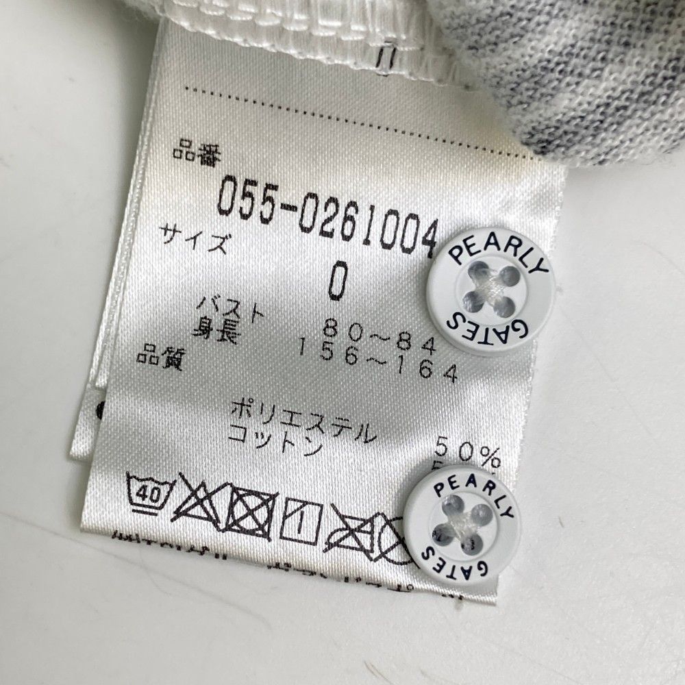 美品！ パーリーゲイツ 長袖シャツ サイズ2 ハーフジップ やや