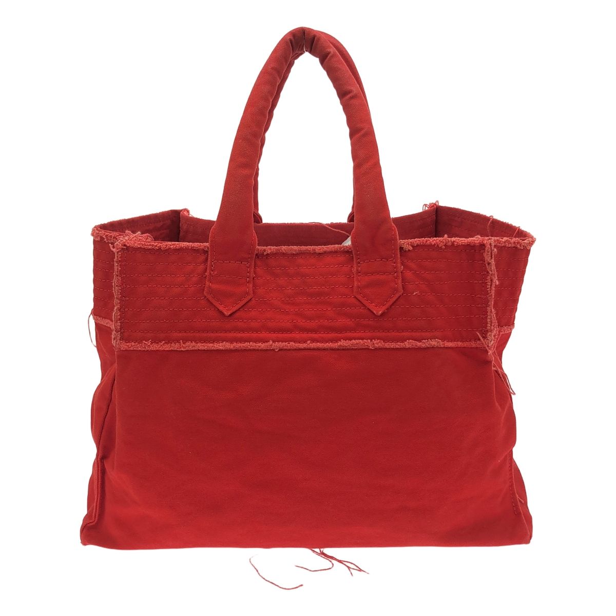 tricot COMME des GARCONS | トリココムデギャルソン | キャンバス フリンジ ハンドバッグ | レッド | レディース