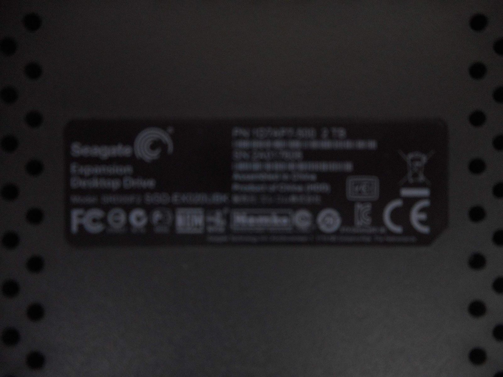 Seagate Expansion Desktop Drive USB3.0 外付けハードディスク 2.0TB