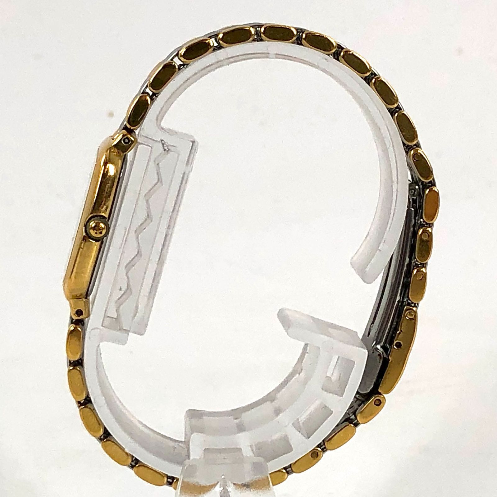 OMEGA オメガ DeVille デヴィル スクエア SS/QZ ゴールド文字盤 稼働品