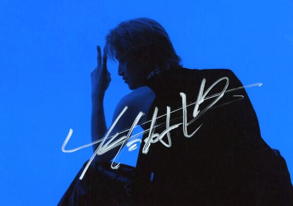 中古】生写真(男性) ☆高橋駿一/直筆サイン入り・横型