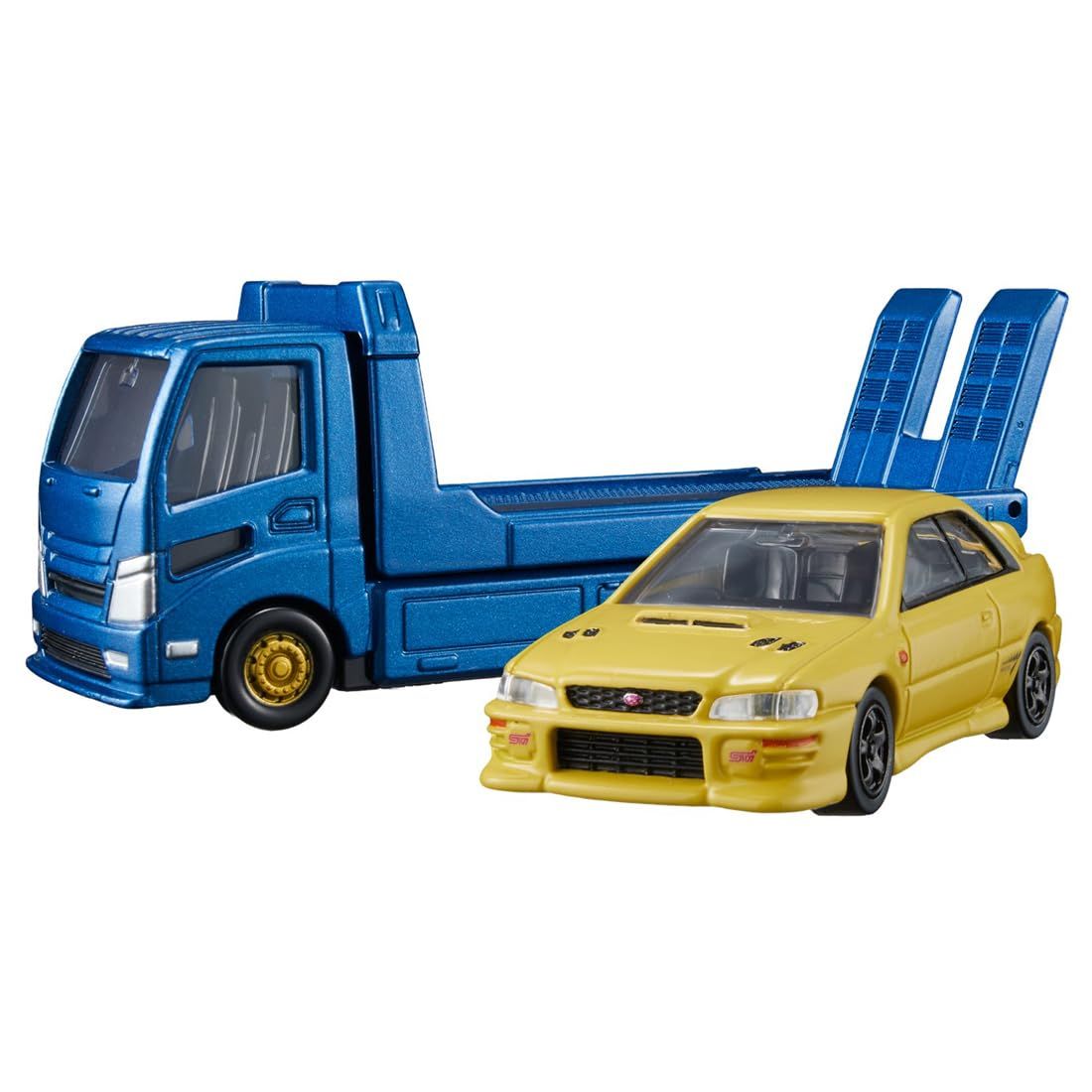 タカラトミー(TAKARA TOMY) トミカプレミアム tomicaトランスポーター スバル インプレッサ WRX タイプR STiバージョン ミニカー おもちゃ 6歳以上 [インプレッサWRX タイプR Sti]