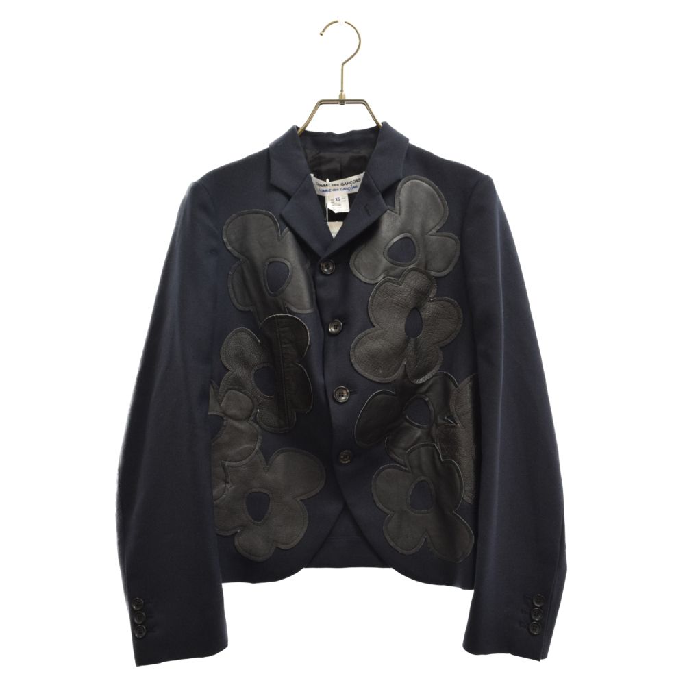 COMME des GARCONS (コムデギャルソン) Flower Leather Patch Jacket