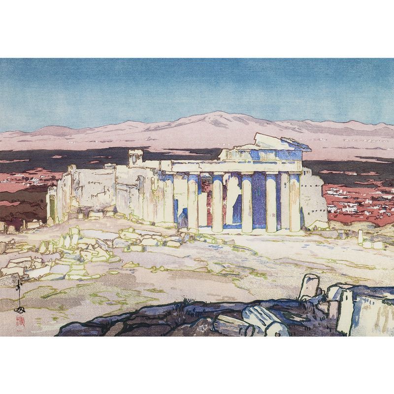 吉田博　サンフランシスコ風景 吉田博 サンフランシスコ風景 - 版画