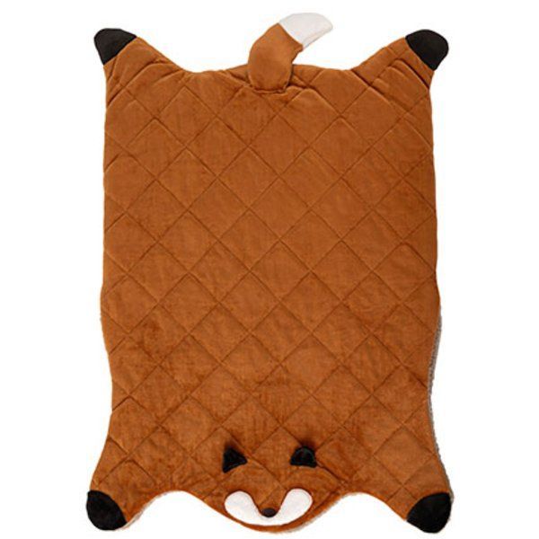 アニマル サンドクッション 幅90×奥行120cm オレンジ クッション ブランケット 生活雑貨 日用雑貨 防寒グッズ