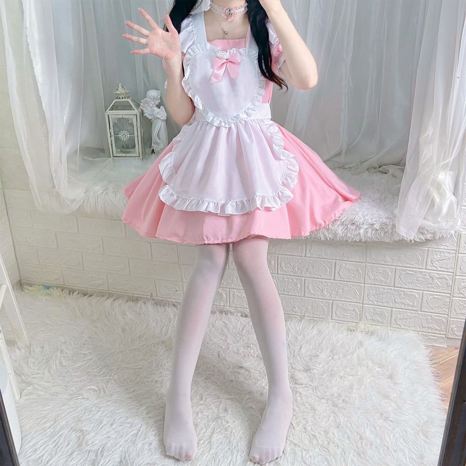 ロリータ メイド服 ワンピース アリス風 HW791 - メルカリ