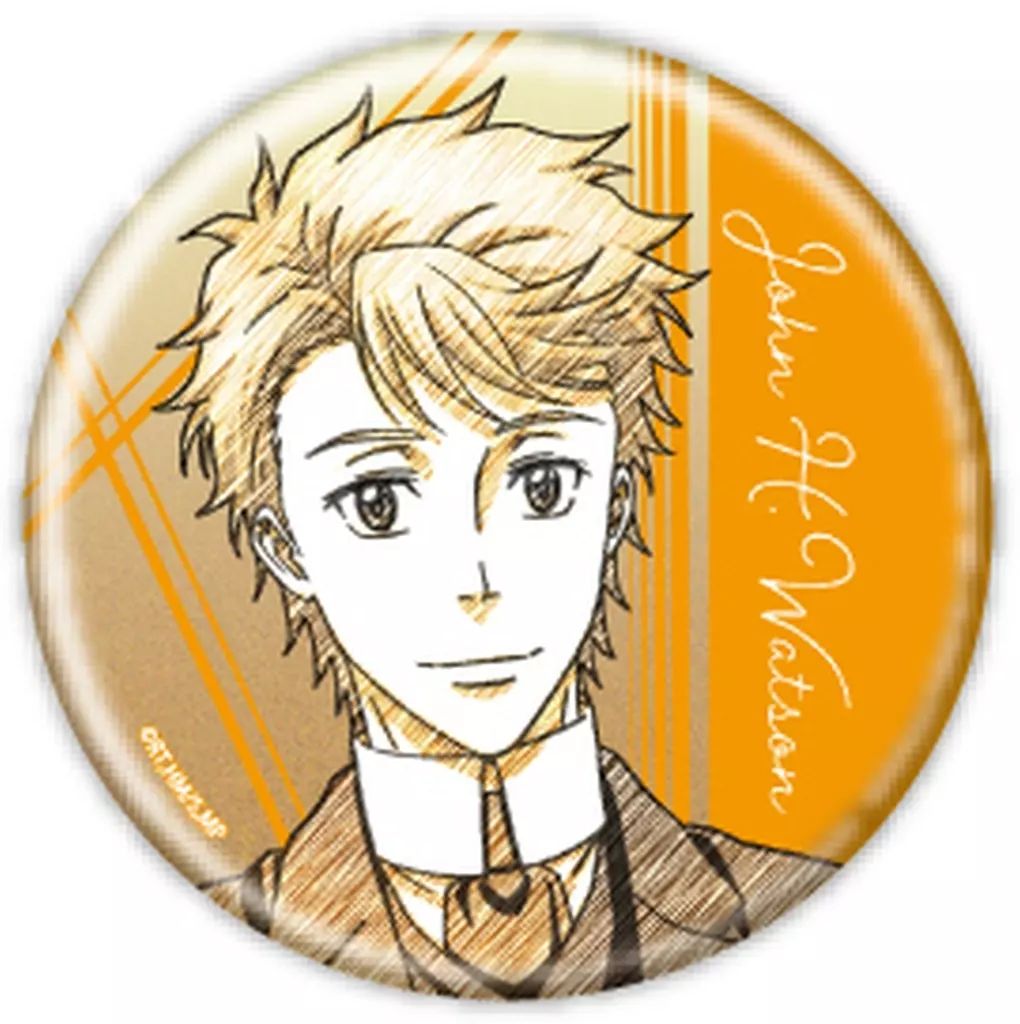 中古】バッジ・ビンズ ジョン・H・ワトソン 「憂国のモリアーティ 缶