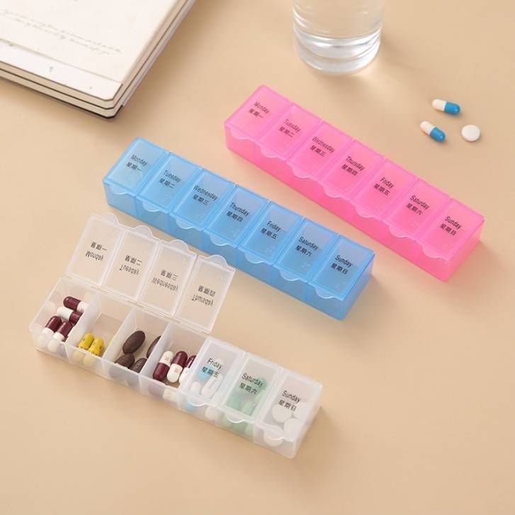 新品 ピルケース 1週間 7day お薬ケース 薬箱 一週間 サプリ