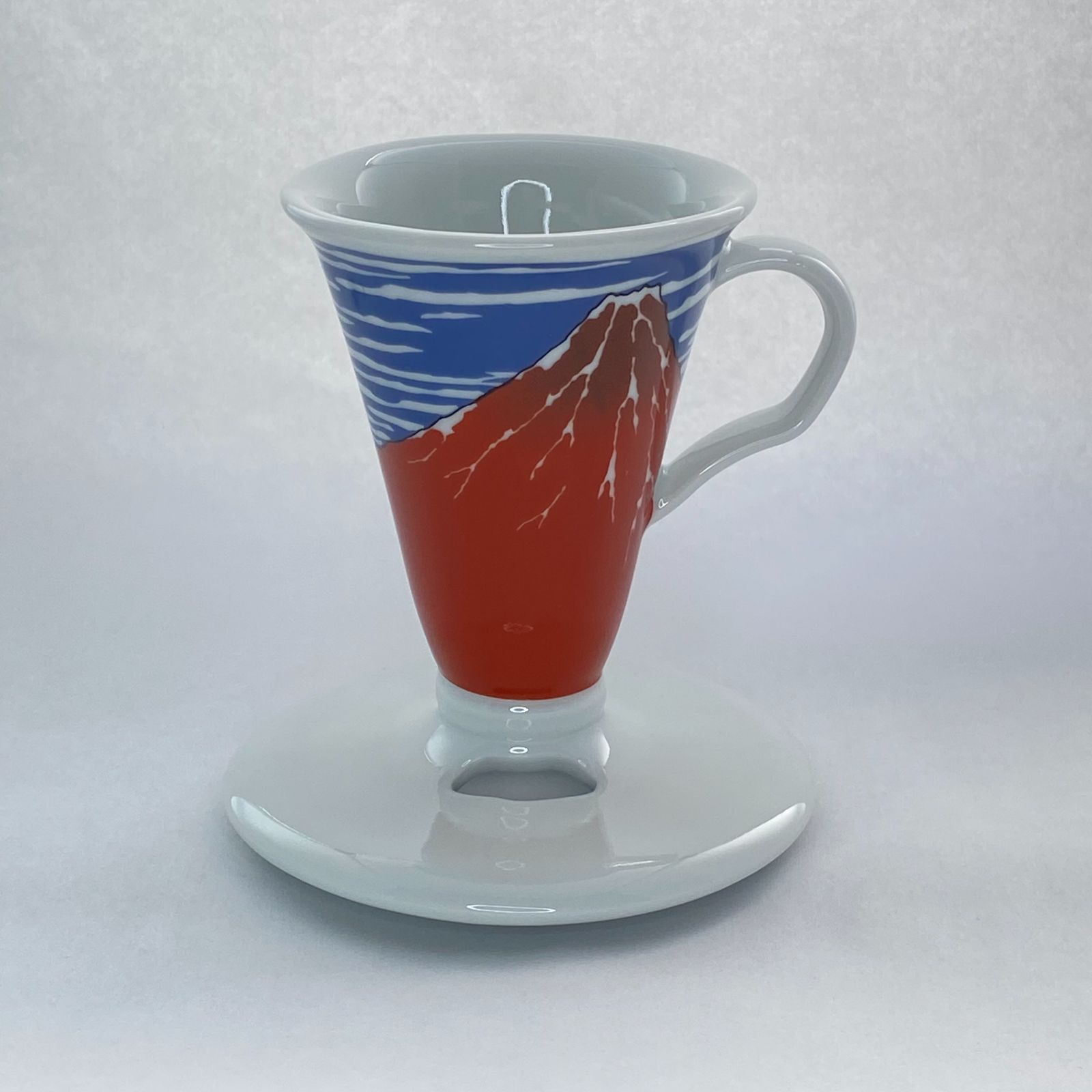 CONICAL30 シングル コーヒードリッパー１杯用 | 有田焼 | 葛飾北斎 凱風快晴 赤富士