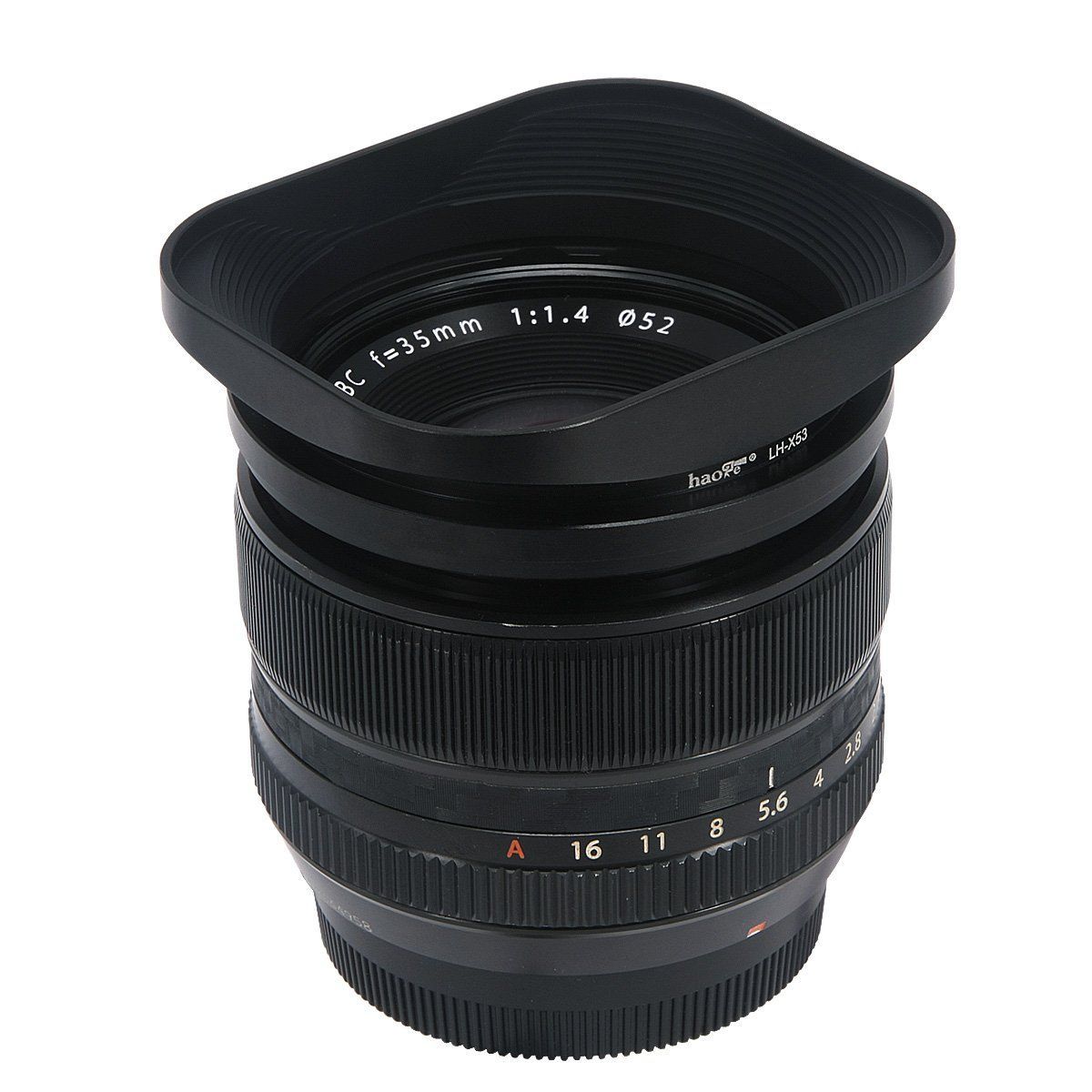 富士フイルム XF18mmF2 R スクエアフード 付き（スクエアフード