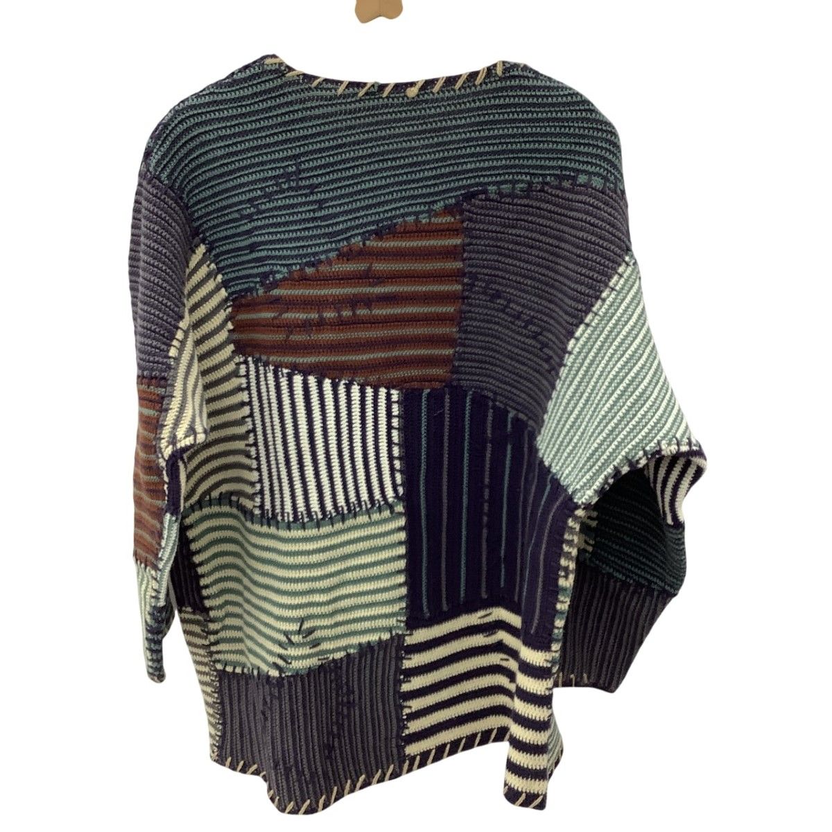 ネイビー×グリーン×ブラウン