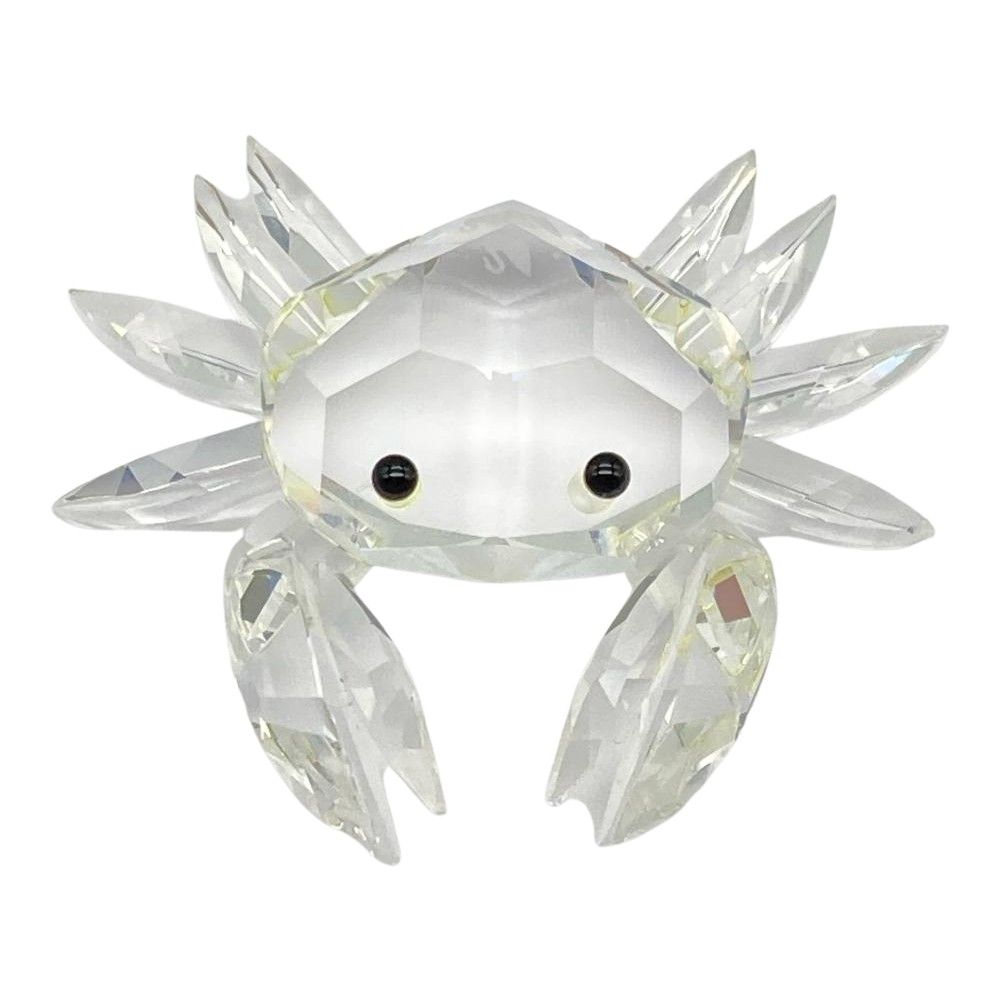 スワロフスキー SWAROVSKI カニ オブジェ 置物 206481 クリア かに 蟹