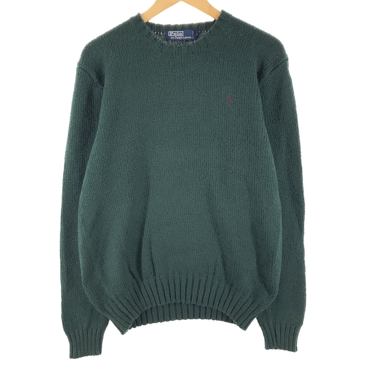 古着 ラルフローレン Ralph Lauren POLO by Ralph Lauren コットンニットセーター メンズM /eaa357821 【中古】/eaa357821