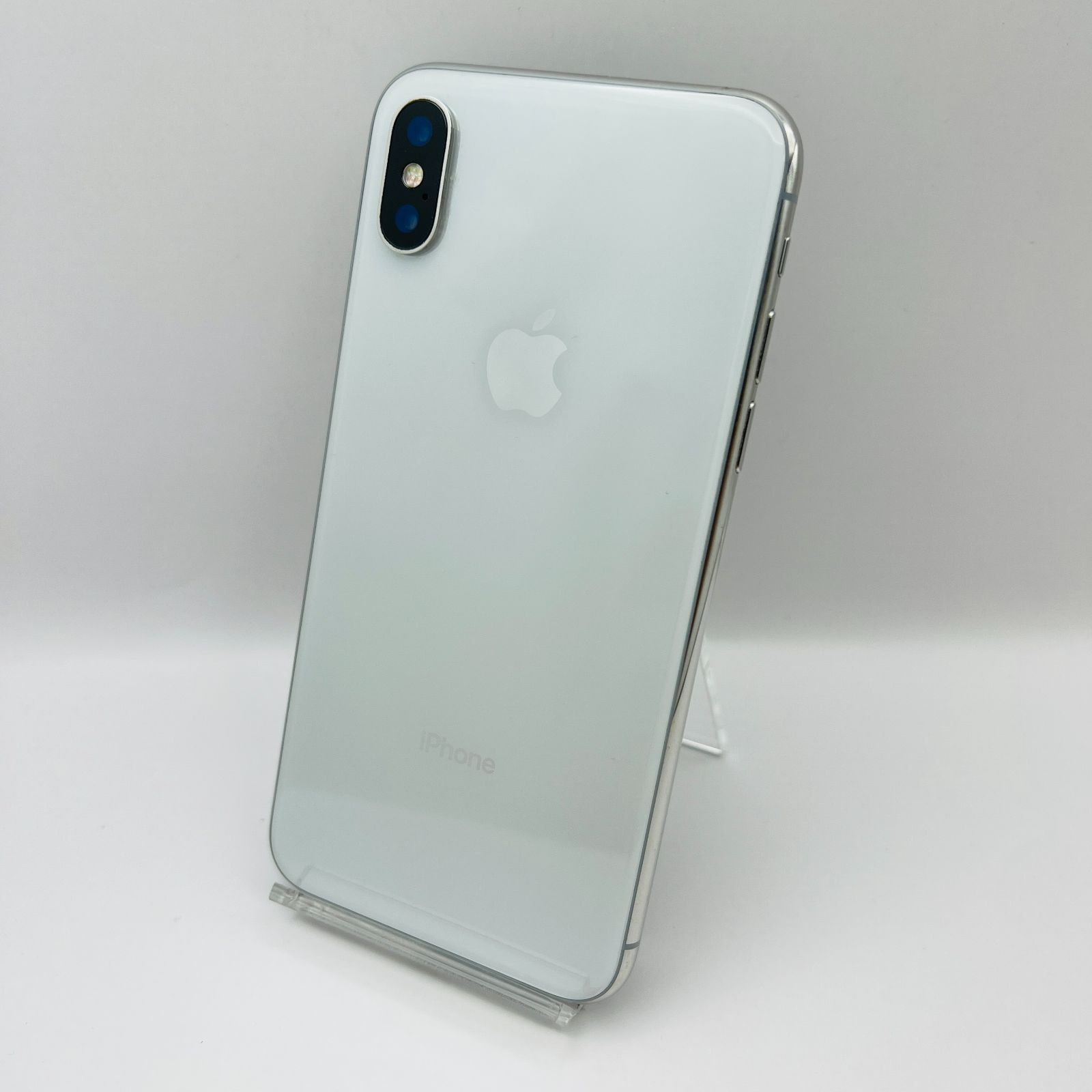 au iPhoneX 256GB  MQC22J/A シルバー動作確認済みSIMロック解除済み利用制限〇