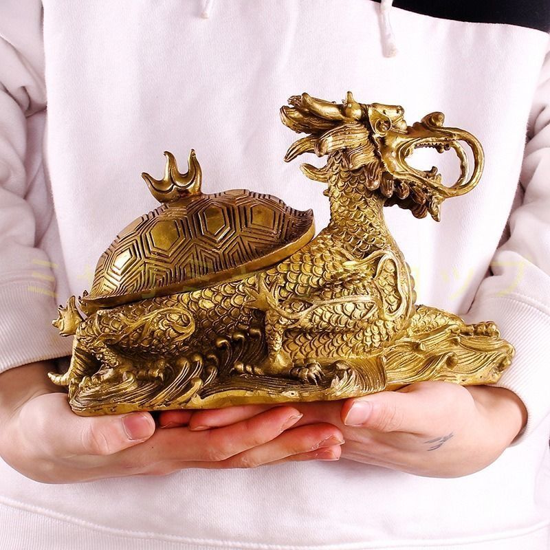 龍亀 龍 ドラゴン 亀 置物 オブジェ 入れ物 小物入れ 運気アップ 風水 厄除け 縁起物 健康運 仕事運 家庭運 インテリア 玄関 リビング 風水 オフィス 感 運 開運 商売繁盛 黄金 財運