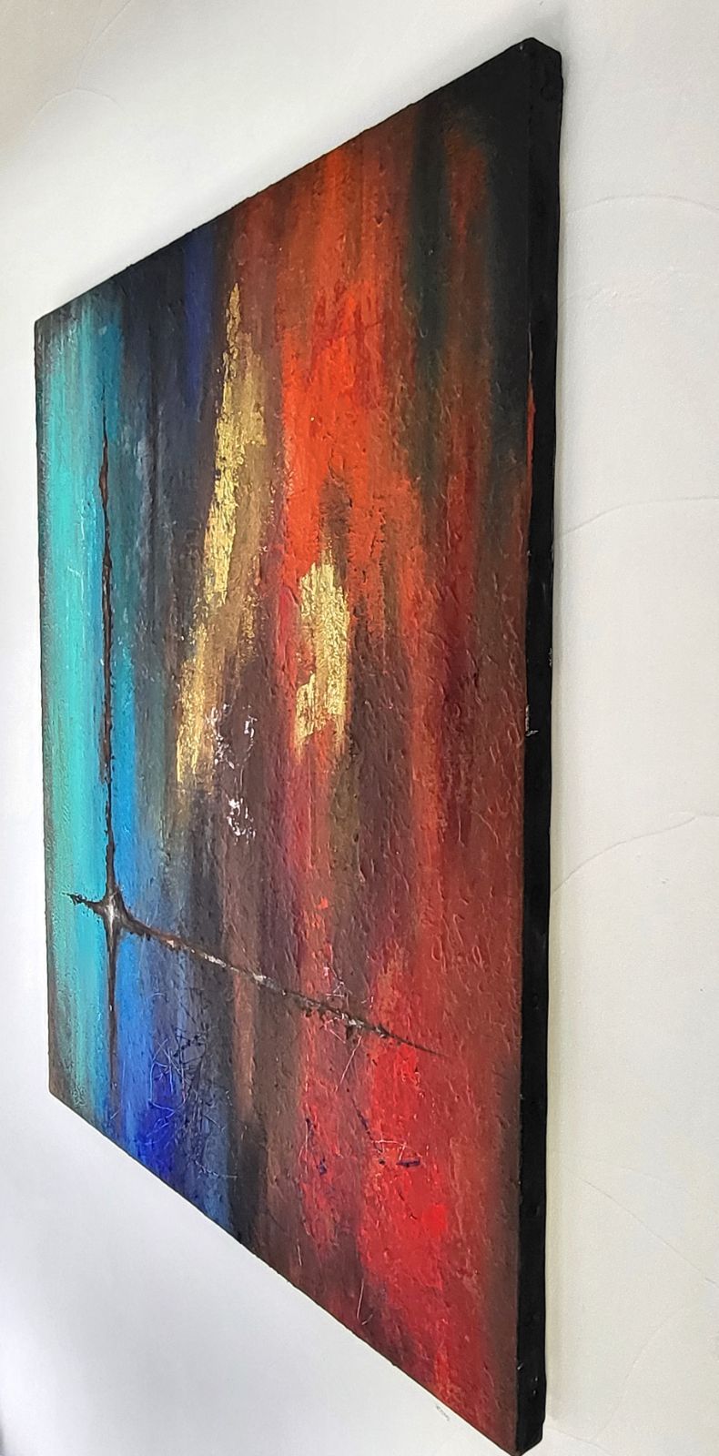 原画 くど 現代アート 油絵 F20 絵画 抽象画
