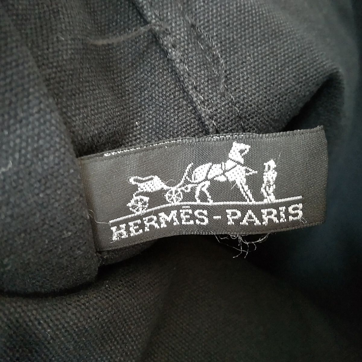 HERMES(エルメス) トートバッグ フールトゥトートMM 黒 キャンバス