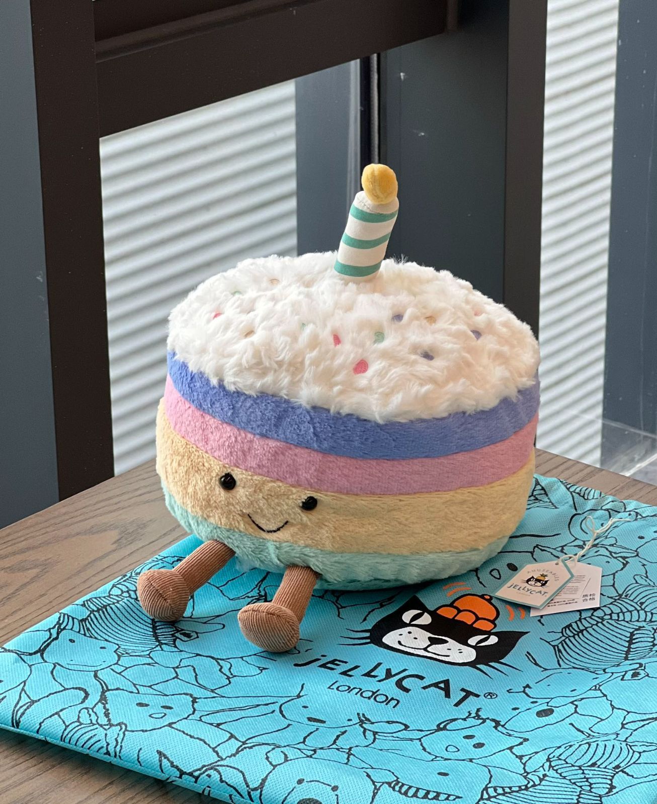 新品ジェリーキャットJellycatケーキぬいぐるみ袋付