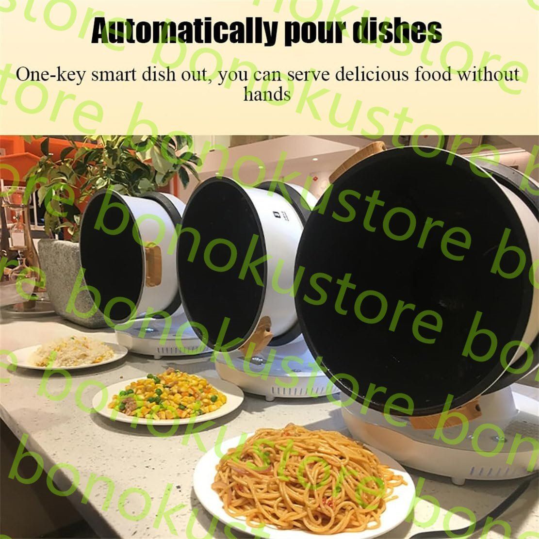 インテリジェント自動調理機 7つの調理モード 360°低速ローリング炒め 自動野菜注ぎ機能を備えた家庭用レストラン用の業務用フードプロ