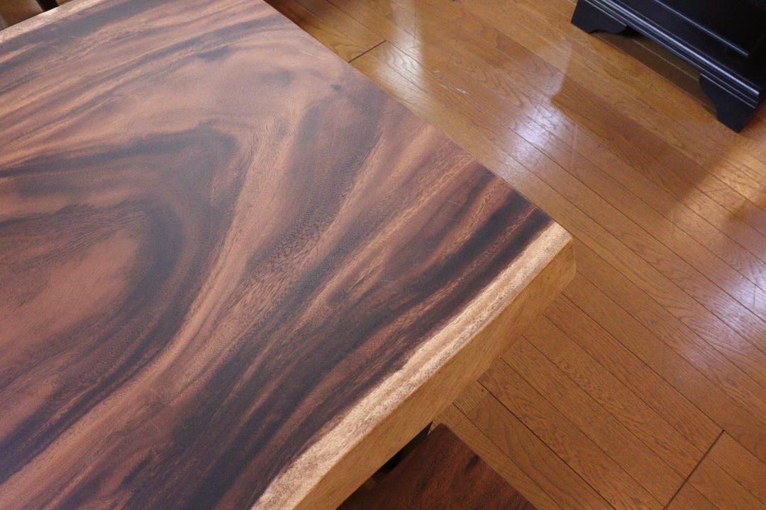 一枚板 テーブル ダイニングテーブル モンキーポッド 180cm 兼用 4人用 一枚板 テーブル ダイニングテーブル モンキーポッド 180cm 無垢