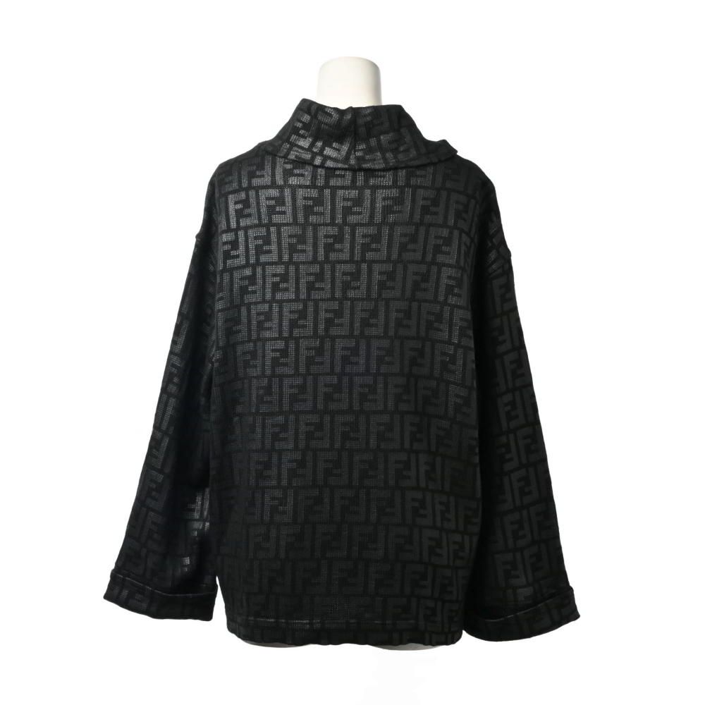 FENDI イタリア製 ヴィンテージ ズッカ柄 タートルネック ニット
