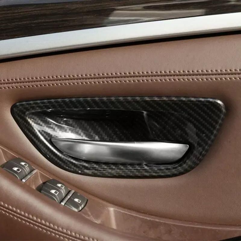 BMW カーボン ルック インナー ドアハンドル カバー F10 523i 523d 528i 535i 550i M5 アクティブハイブリッド5 Mスポーツ 5シリーズ 2791