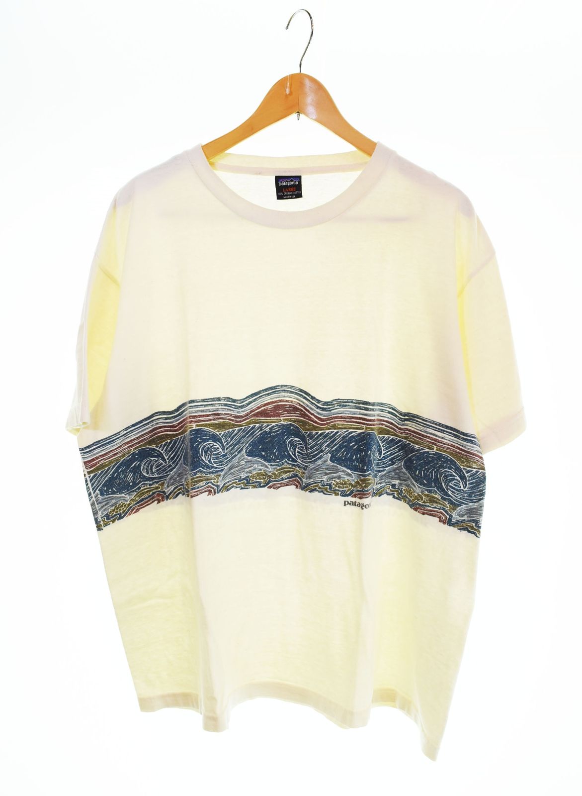 パタゴニア PATAGONIA 90s 90's 90年代 USA製 黒タグ生態系プリントTee