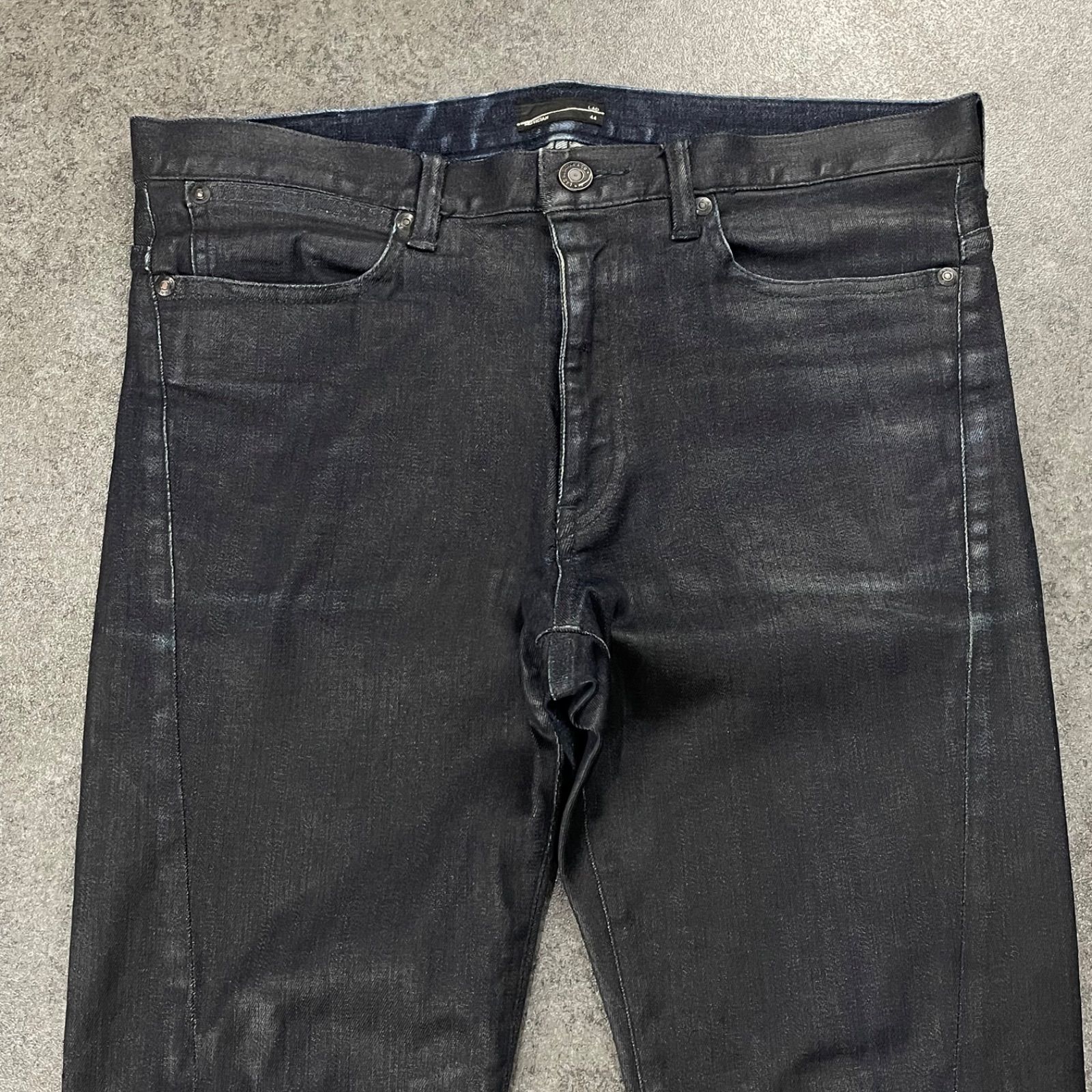 日本製 LAD MUSICIAN Slim Black Denim Jeans ラッドミュージシャン 