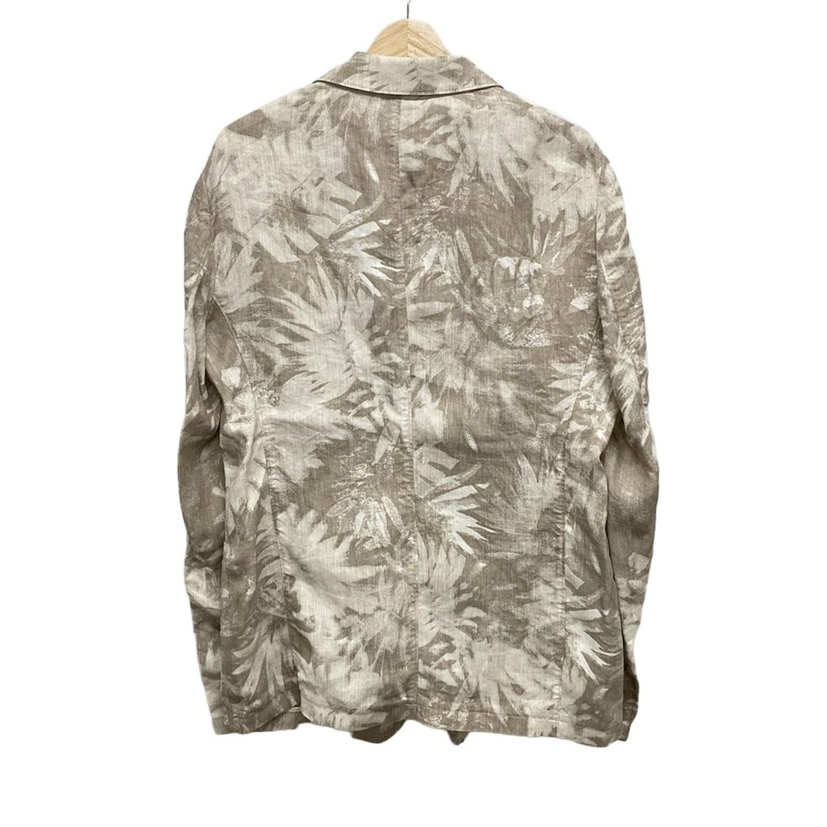 ARMANICOLLEZIONI アルマーニコレッツォーニ ジャケット サイズ50 M メンズ - アイボリー×グレーベージュ 長袖|春|夏