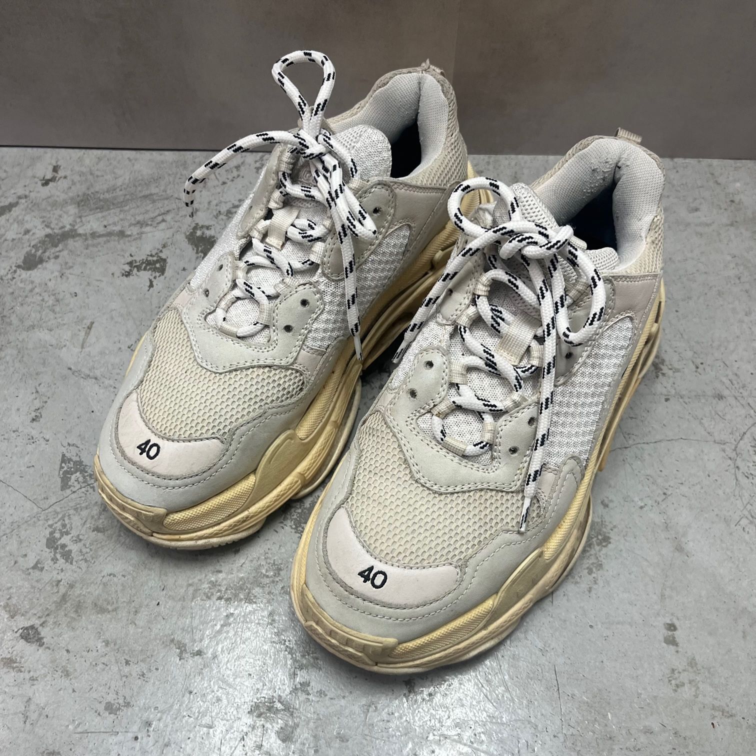 BALENCIAGA Triple S トリプルS ダット スニーカー バレンシアガ 40 