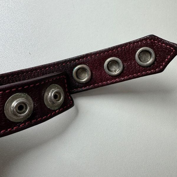 CHROME HEARTS/クロムハーツ 3ボタン2スナップ レザー