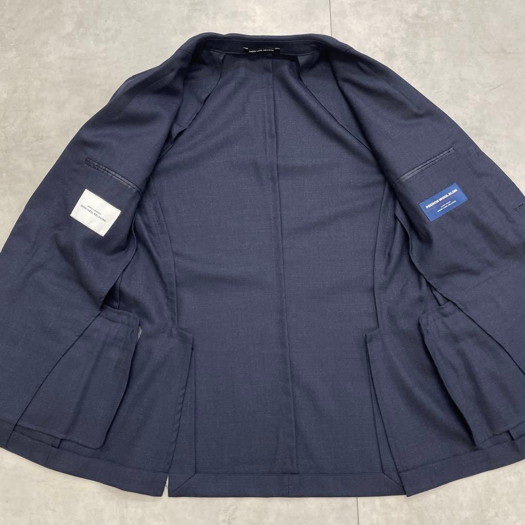 グリーンレーベルリラクシング スーツ セットアップ ネイビー サイズ44