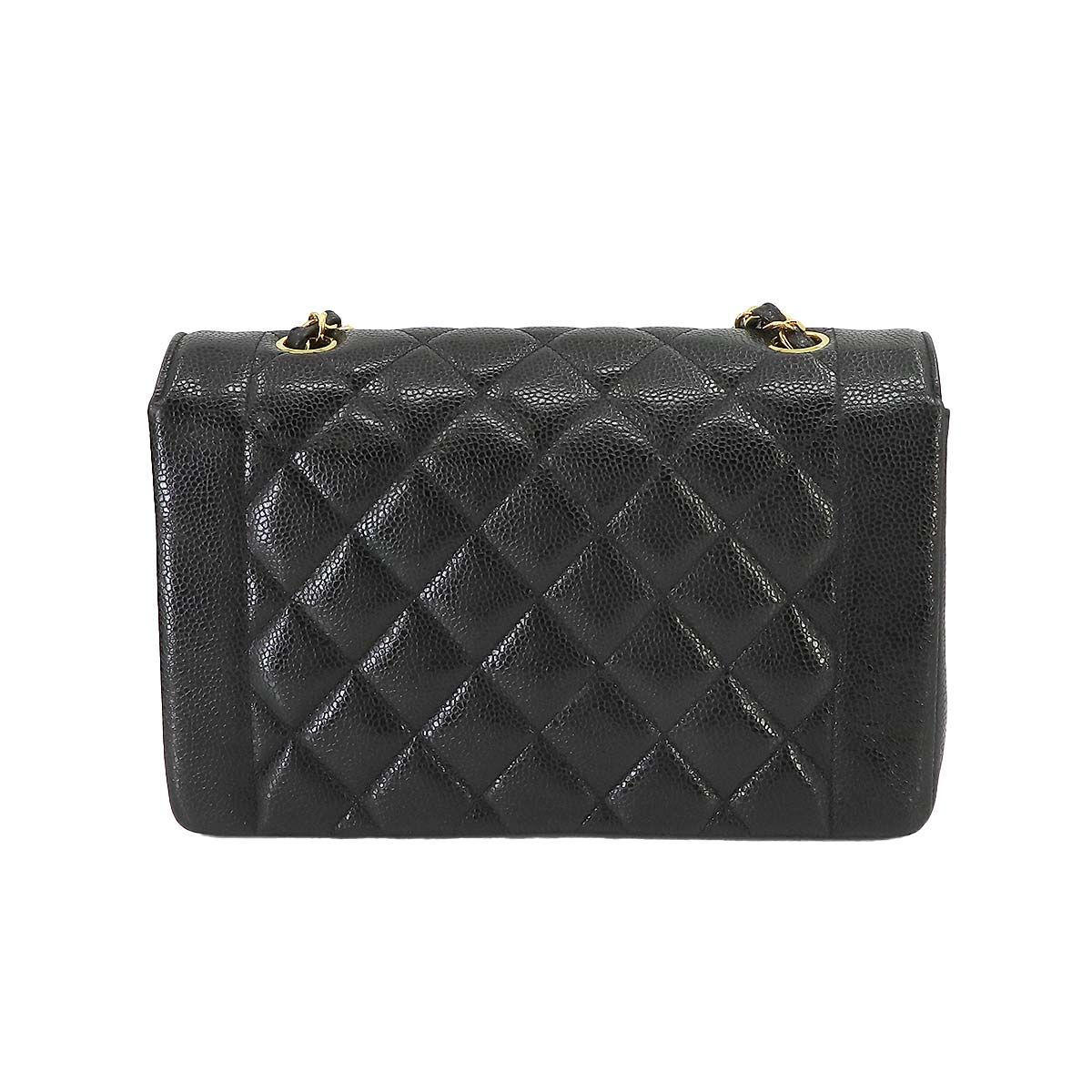 新品同様 シャネル CHANEL ダイアナ マトラッセ 25 チェーン ショルダー バッグ キャビアスキンー ブラック A01165 ヴィンテージ  90225739 - メルカリ