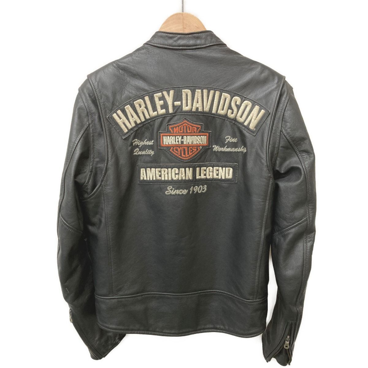 HARLEY-DAVIDSON ハーレーダビッドソン レザージャケット サイズ S 