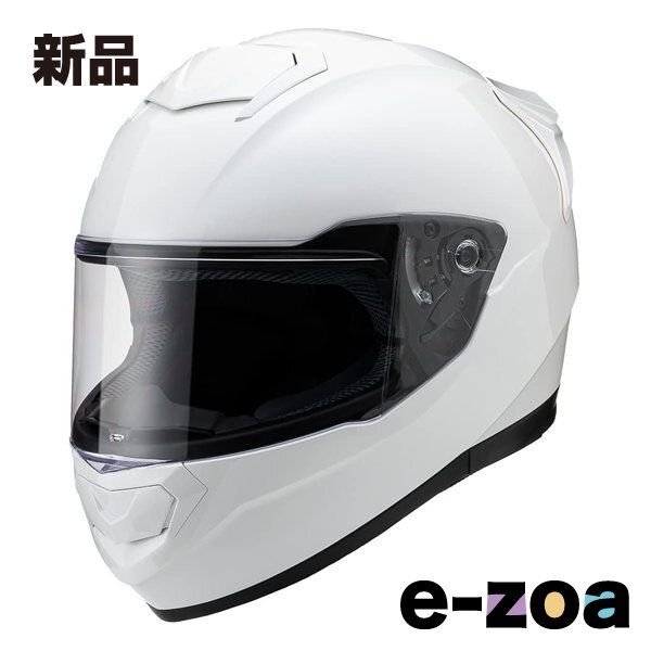 山城  YAMASIRO ヤマシロ バイク用 フルフェイスヘルメット パールホワイト Mサイズ  57~58  全排気量対応 YH-002PWHM (2511151)