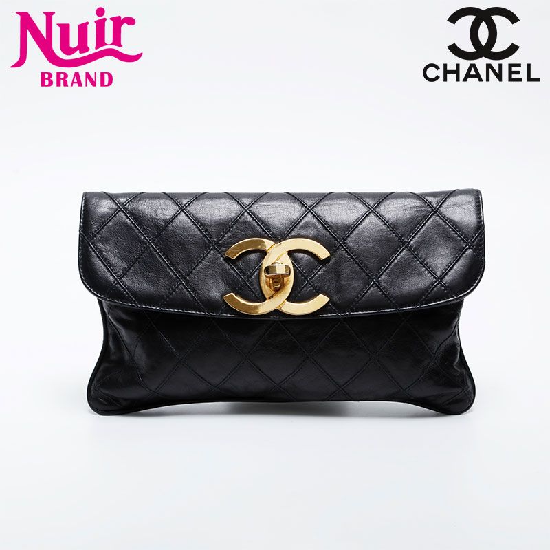 CHANEL シャネル クラッチバッグ 1番台 1989-1991 ビコローレ