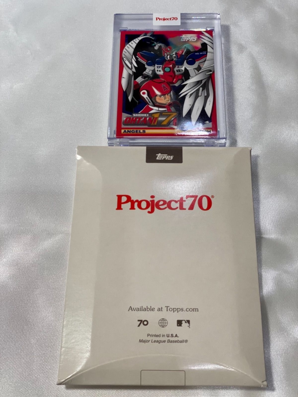 大谷翔平がガンダム風に❗️レア度MAXのToppsProject70野球カード 